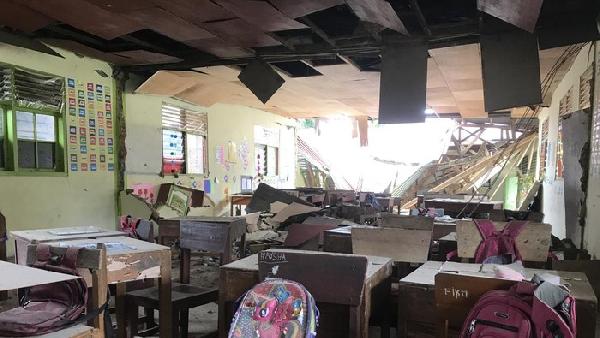 Gempa Pasaman Barat, Sekolah Rusak Berat