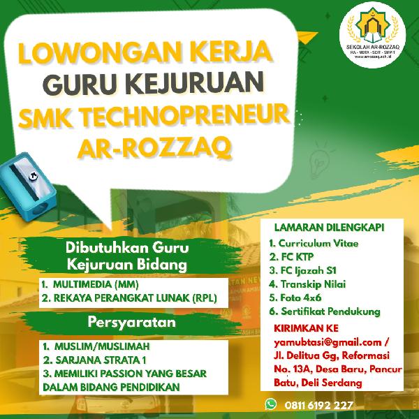 Lowongan Kerja Guru 
