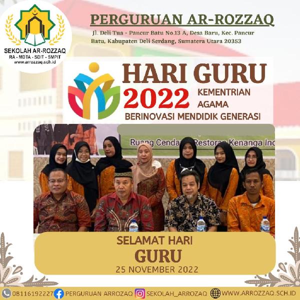 MEMPERINGATI HUT PGRI KE 77 SEKOLAH AR_ROZZAQ