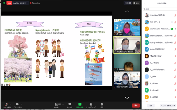 SMPIT Ummul Quro Depok Kunjungan Virtual Sekolah Indonesia di Jepang